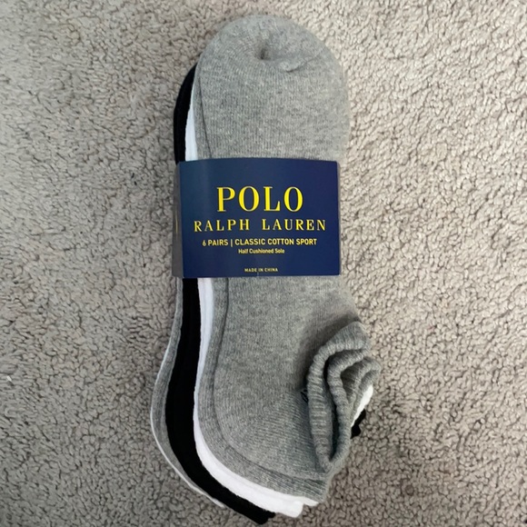 Polo Ralph Lauren Other - 6 Pairs! Mens Polo Ralph Lauren sports socks